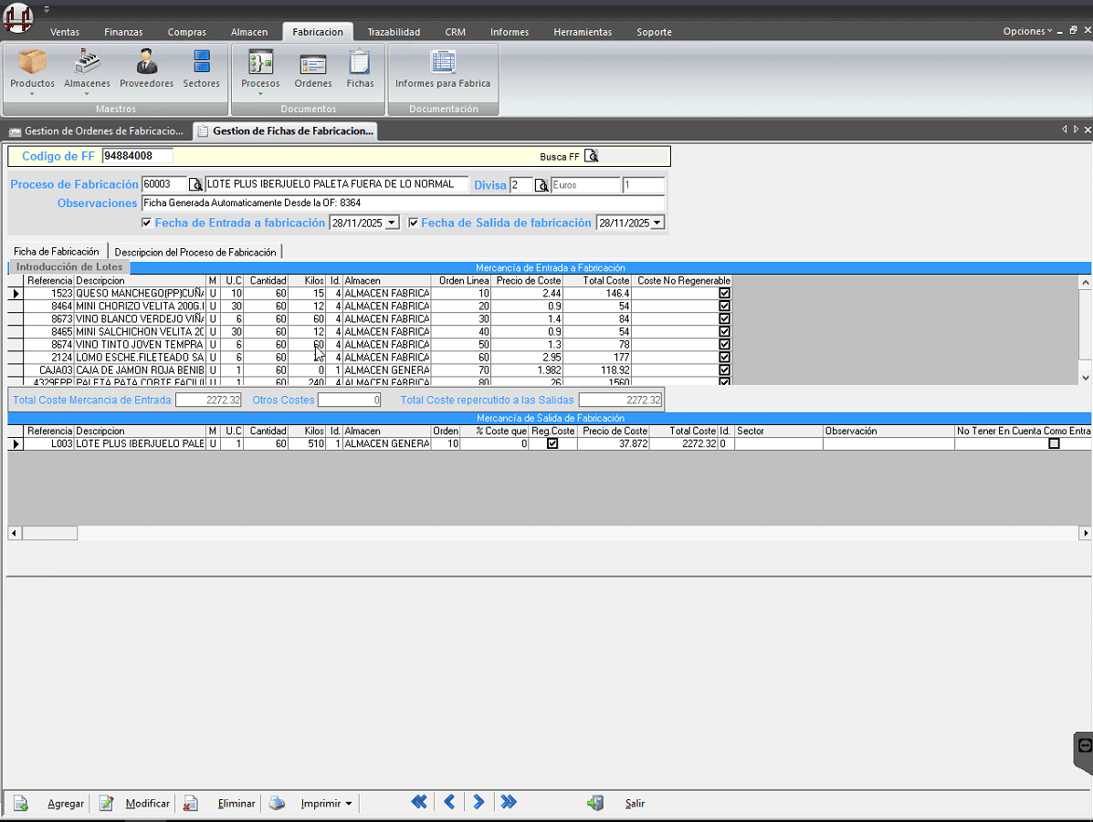 Pantalla Software Enlace Maquinaria Industrial